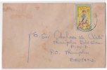 Bhutan Cover, Remote Post Office Postmark, Commercial Cover, Condition As Per The Scan - Bhoutan