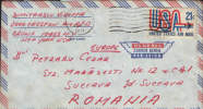 USA-1971-Envelope Circulated To Romania In Suceava - Brieven En Documenten