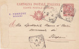 MESSINA / TRAPANI  - Card_ Cartolina Pubblicitaria  " E. PERRONE " -  1903 - Publicité