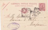 NAPOLI / TRAPANI  - Card_ Cartolina Pubblicitaria  " HOLME & C. " -  1904 - Reklame