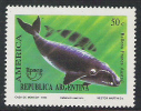 Q856.-.ARGENTINA .-. 1993 .-. MI # : 2190,91 .-. MNH  .-.  WHALES  /  BALLENAS .-. AMERICA UPAEP - Neufs