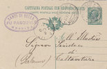 MESSINA  /  CALTAVUTURO  - Card_ Cartolina Pubblicitaria  " Santi DI BELLA " -  1911 - Publicité