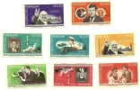 1965 - Paraguay 808/12 + PA 411/13 Ricordo Di J.F. Kennedy E Sir W. Churchill, - Kennedy (John F.)