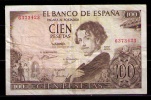 BILLETE DE 100 PESETAS DE 1965 - SIN SERIE - (GUSTAVO ADOLFO BECQUER) - 100 Pesetas