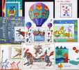 Für Uns Kinder 1993 Bis 2000 BRD Block 27- 53 ** 17€ Maus Drachen Ballon Clown Tiere Bf 7xblocs Chidren Sheet Of Germany - Marionnettes