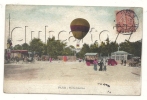 Paris 17ème Arr (75) : Départ D'un Ballon Rond Montgolfière à La Porte Maillot En 1907 (animée, Voitures). - Paris (17)