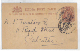 ENG11 - INDIA ,  Intero Viaggiato  . Poco Fresco - 1902-11 Koning Edward VII