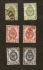 Z1-1-1. Russia, Coat Of Arms - Eagle - 1881 - 1885 - Lot - Set Of 6 - 2 & 3 & 7 Kop - Usati