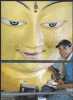 Kashmir - Man And Smiling Buddha, Leh Of Ladakh, Tibetan Site - Sonstige & Ohne Zuordnung