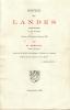 OUVRAGE 212 PAGES - LANDES (Loir Et Cher) De Son Origine à 1789 Par M.RABOUIN - Centre - Val De Loire