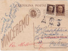 ROMA  /  PALERMO - Cover_ Lettera  20.10.1944 - Verificato Per Censura " A.C.S."  Cent. 30 X 2 - Marcophilie