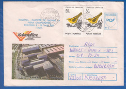 Rumänien; Brief Fiera Campionaria Bologna 9,1995 Italien; Messe; Trade Fair; Salon; Inflamarken; Eforie Sud, Romania - Sonstige & Ohne Zuordnung
