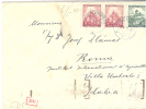 Censored Letter Cover Travelled From Rouchovany To Rome - Cartas & Documentos