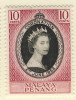 1953 QUEEN ELIZABETH CORONATION  MALAYA PENANG - Penang