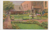 RICHMOND, ENCHANTED GARDEN, EDGAR ALLAN POE SHRINE, NM Cond. "oil Painting" Texture PC, Unused, 1924 - Richmond