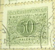 Czechoslovakia 1954 Postage Due 50h - Used - Strafport