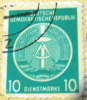 Germany 1954 Official Stamp 10pf - Used - Otros & Sin Clasificación