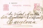 Entero Postal PALAMOS (Gerona) 1935. Republica - 1931-....