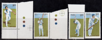 India MNH 1996, Set Of 4, Traffic Light / Cricketers, Cricket, Sport, Nayadu, Ninoo Mankad, Deodar, Vijay Merchant - Unused Stamps