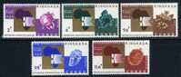 REPUBLIC Of CONGO 1969 International Fair Cpl Set Of 5 Yvert Cat. N° 684/88  Absolutely Perfect MNH ** - Ungebraucht