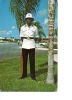 Policeman Polizei Polizist Bahamian Policeman In Full Dress Downtown Freeport Bahamas 80er - Police - Gendarmerie