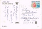 Postal FRANTISKOVY LAZNE (Checslovaquia) 1981. Parque Y Estatua - Brieven En Documenten