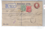 ENG65 - GRAN BRETAGNA ,  Intero REGISTERED Per Damasco Syria . - Storia Postale