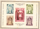 Belgium / Belgie  B118-22 Reproduction On Card Of Stamp Set.Corner Creases At Top Of Sheet - Essais & Réimpressions
