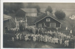 SCOUTING, INTERNATIONAL JAMBOREE IN FINLAND, GIRL SCOUTS IN CAMP,  ARRIVAL OF VIP GUESTS, , EX Cond.  REAL PHOTO, 1931 - Scoutisme