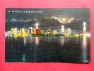 - Florida > Miami   The Magic City By Night  Moon --  Linen=  Ref  582 - Miami