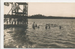 SCOUTING, INTERNATIONAL JAMBOREE IN FINLAND, GIRL SCOUTS, SWIMMING, EX Cond.  REAL PHOTO, 1931 - Scoutismo