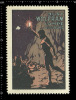 Old Original German Poster Stamp (cinderella, Label, Reklamemarke) Wolfram Lamp,Electricity,Lighting,light Bulbs,nude - Electricité