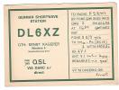 CARTE RADIO QSL - ALLEMAGNE - GERMANY - MUNCHEN - 1952.. - Radio-amateur