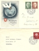 1945 Tag Der Briefmarke Ein Brief Und Eine Offizielle Karte - Briefe U. Dokumente