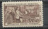 USA 1958 - LINCOLN - DOUGLAS DEBATES - MNH MINT NEUF NUEVO - Nuovi