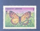 (SA0136) UZBEKISTAN, 1992 (Butterfly. Melitaea Acreina). Mi # 2. MNH** Stamp - Ouzbékistan