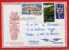 NOUVELLE CALEDONIE LETTRE ILLUSTREE DE 1973 DE NOUMEA POUR LA FRANCE - Storia Postale