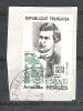 France 1972, SURTAXE, Aristide BERGES, Energie Electrique, Yvert N° 1707, Obl Sur Fragment, TB - Elektriciteit