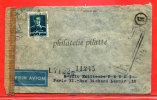ROUMANIE LETTRE RECOMMANDEE CENSUREE DE 1943 DE BUCAREST POUR PARIS FRANCE - Postmark Collection