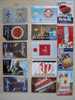 Interesting Collection Of 14 Different CIGARETTES Topic Cards Cartes Karten. Zigaretten Anti Smoke Davidoff A. Banderas - Sammlungen