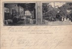 Allemagne - Gruss - Restaurant - Hundekehle - Oblitération 1903 Grunewald Verdun Briollay - Grunewald