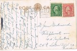 0948. Postal Canton (Mass) 1918. Flag Fancy Cancel - Storia Postale