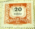 Hungary 1958 Postage Due 20fl - Used - Strafport
