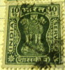 India 1968 Asokan Capital 10p - Used - Timbres De Service