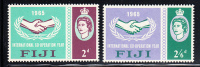 Fiji MNH Scott #213-#214 International Co-operation Year - Fidschi-Inseln (...-1970)