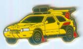 Pin's CITROEN ZX RALLYE - Sponsors Michelin Et Total -  B481 - Rallye