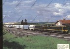 FERROVIAIRE / TRAIN / SNCF / Image : Locomotive BB 630000 Chaux à DUGNY SUR MEUSE Pour Dilligen Allemagne - Altri & Non Classificati