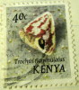 Kenya 1971 Shell Trochus Flammulatus 40c - Used - Kenya (1963-...)