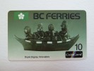 USA - BC Ferries Coin Card - Unusual System - VERY RARE - (US38) - [3] Tarjetas Magnéticas