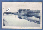 Carte Postale 62. Arques  Péniche  Passerelle Trés Beau Plan - Arques